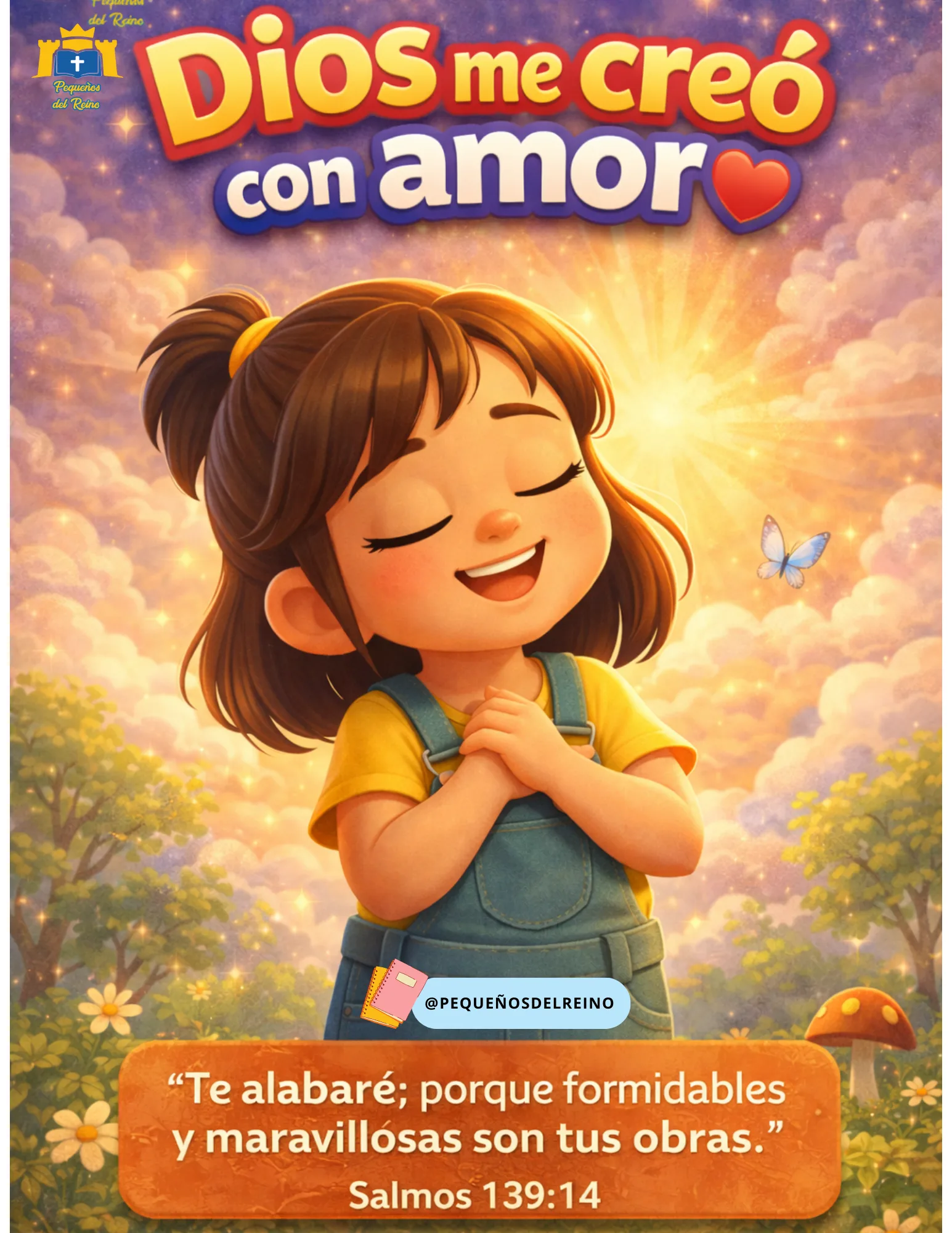 Ilustración del material Dios me creó con amor